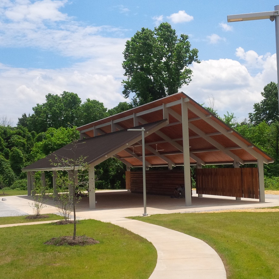 Exterior of pavilion