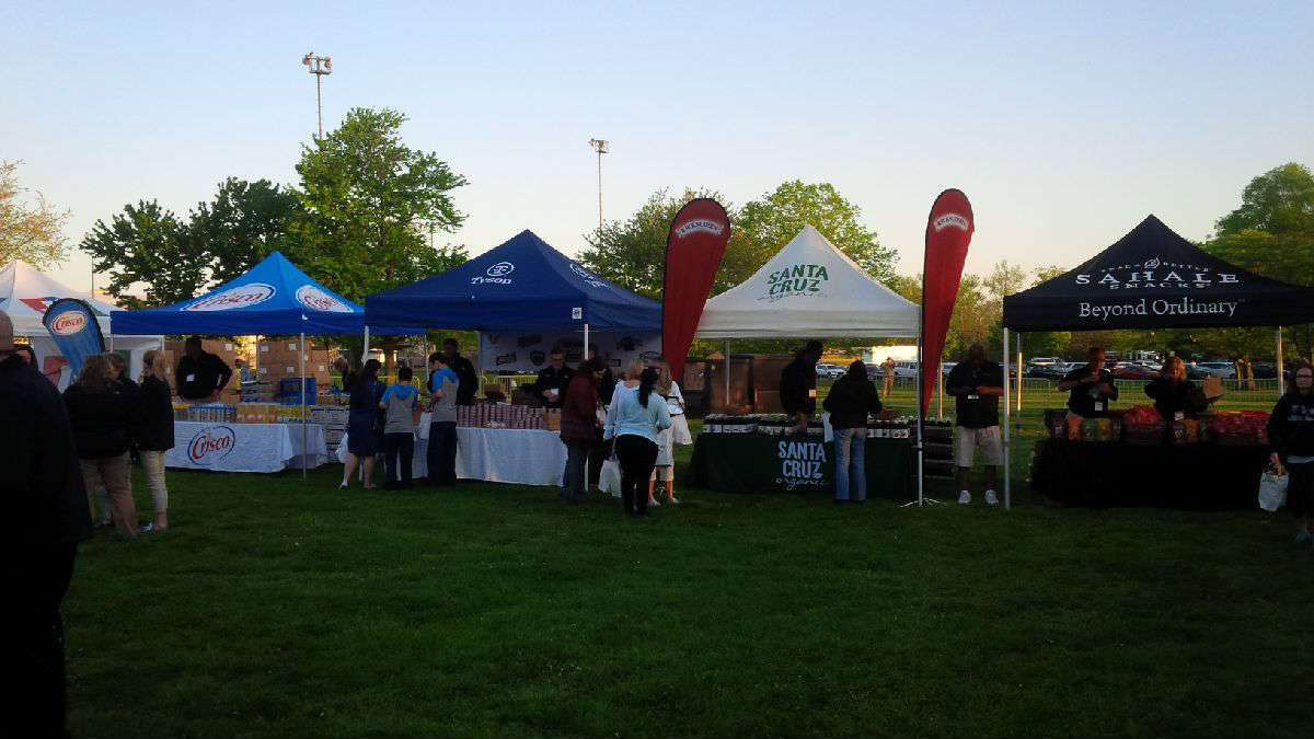 Tents at event